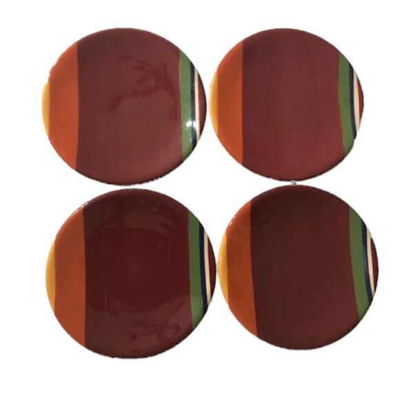 Sonoma Life + Style Color Fest Salad Plate 8 1/2” Set Of 4 - Picture 1 of 5